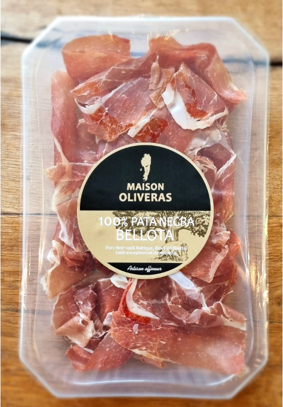 Chiffonnade de jambon ibérique 100% Pata Negra