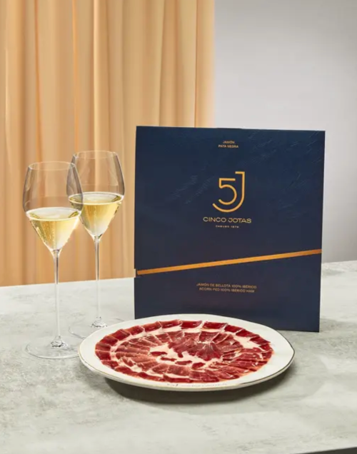 Pré-tranché Jambon 100% ibérique bellota, Cinco Jotas 5J - format 70g