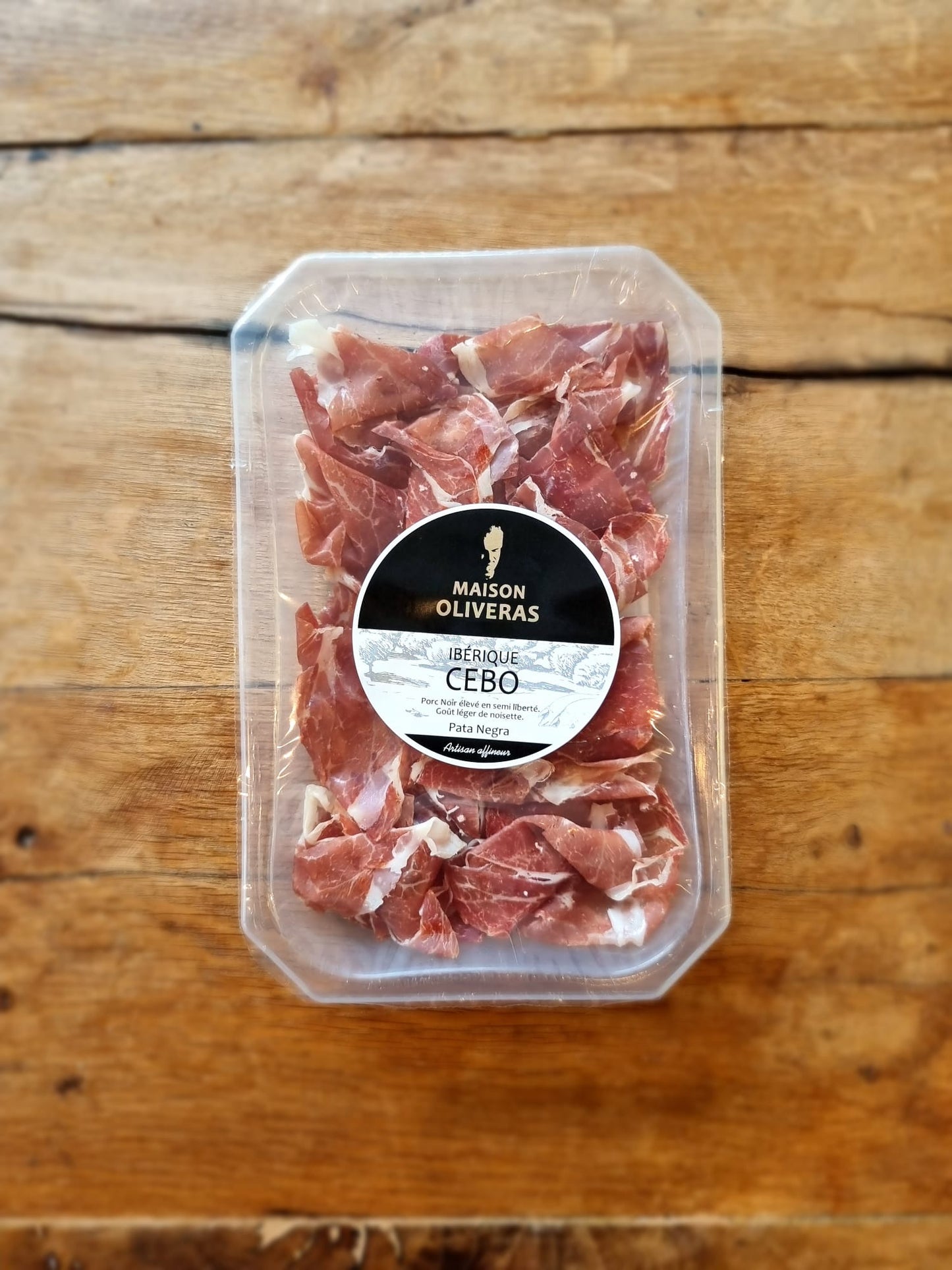 Chiffonnade de jambon Ibérique Cebo, 36 mois d'affinage