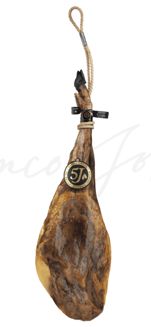 Jambon Ibérique Bellota 100% Pata Negra, Cinco Jotas 5J A/O