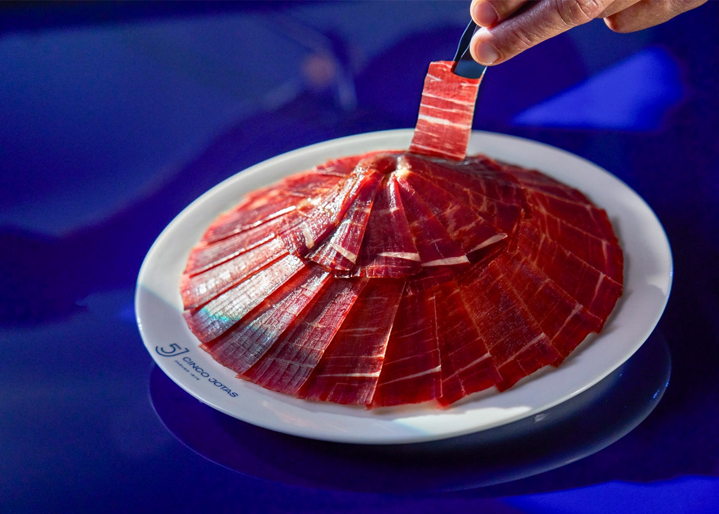 Jambon Ibérique Bellota 100% Pata Negra, Cinco Jotas 5J A/O