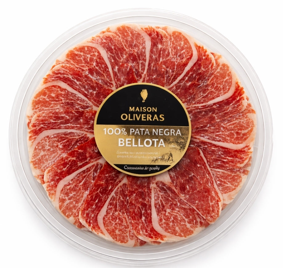 Prêt-à-servir : Jambon ibérique 100% Pata Negra