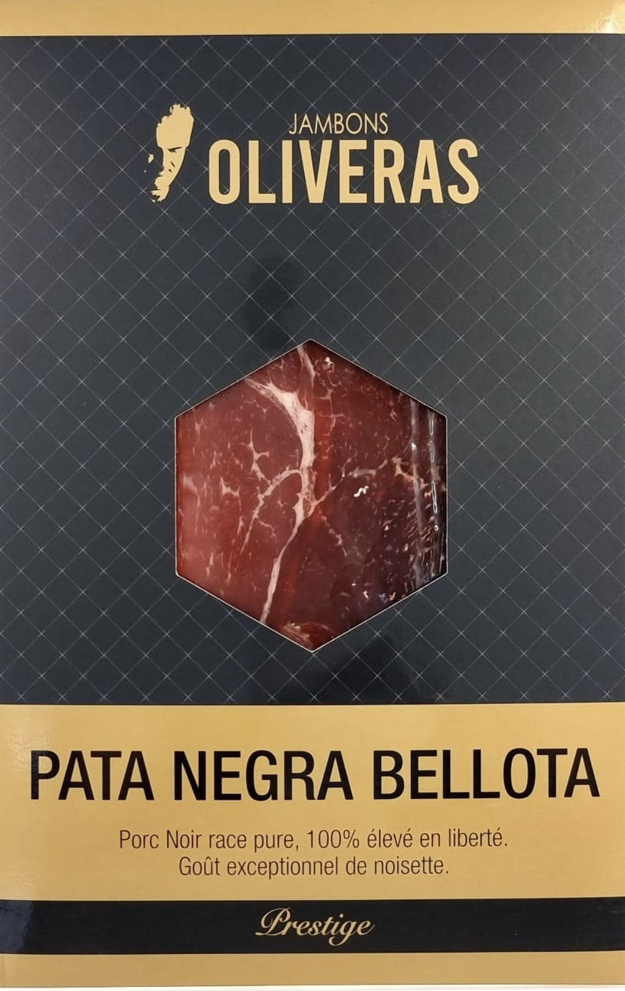 Pré-tranché jambon Bellota 100% Pata Negra, étui de 70 g