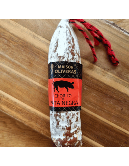 Chorizo Ibérique Pata Negra Piquant Pièce de 220 grs