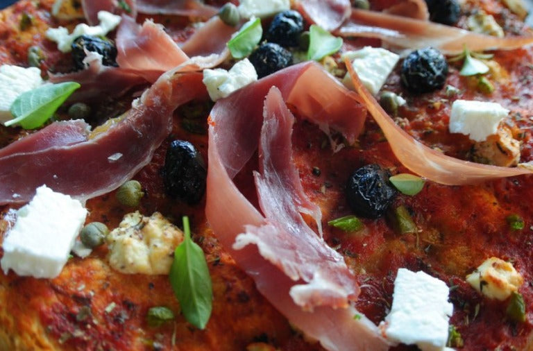 Pizza au jambon ibérique pata negra