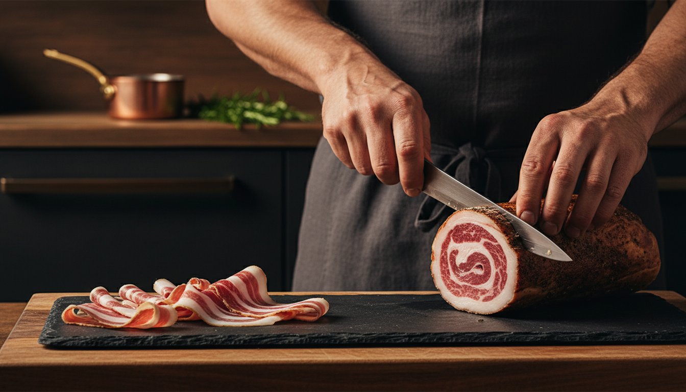 Pancetta : Tout Savoir sur cette Charcuterie d'Exception (Origines, Types et Recettes)