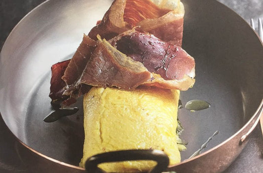 Omelette traditionnelle au jambon ibérique pata negra