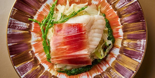Turbot au jambon bellota