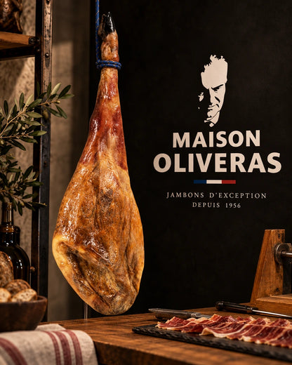 Jambon Ibérique Cebo de Salamanque entier avec os –7,5 kg – 36 mois