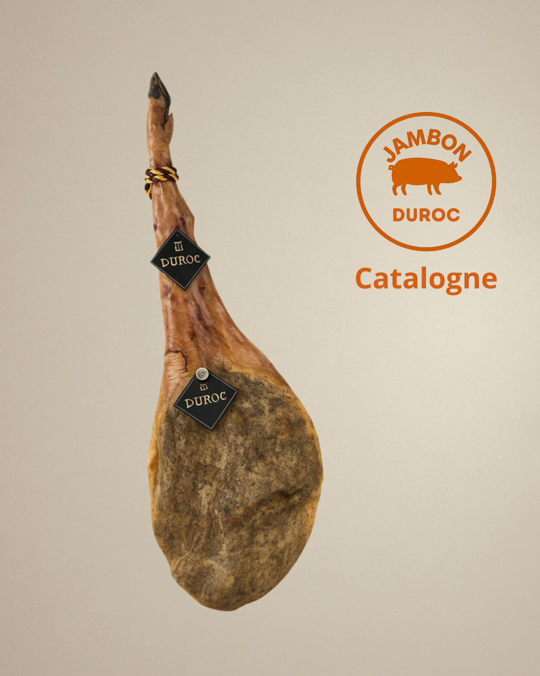 Jambon Duroc, 24 mois d'affinage A/O
