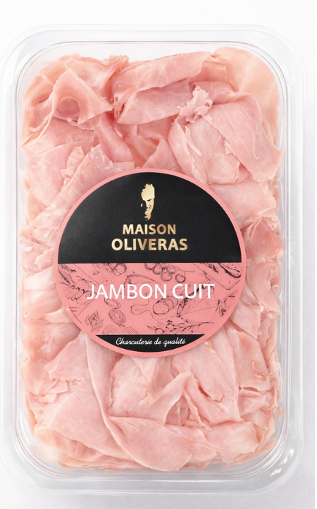 Chiffonnade de Jambon Blanc Cuit, 100 g