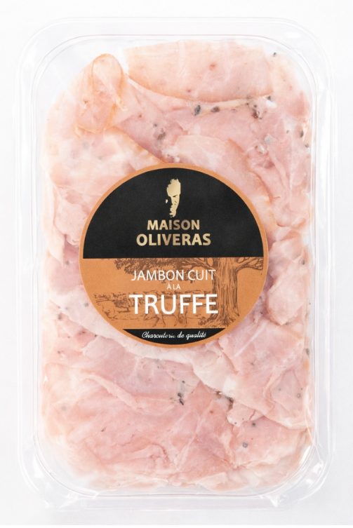 Chiffonnade de Jambon Blanc Cuit à la Truffe noire, 100 g