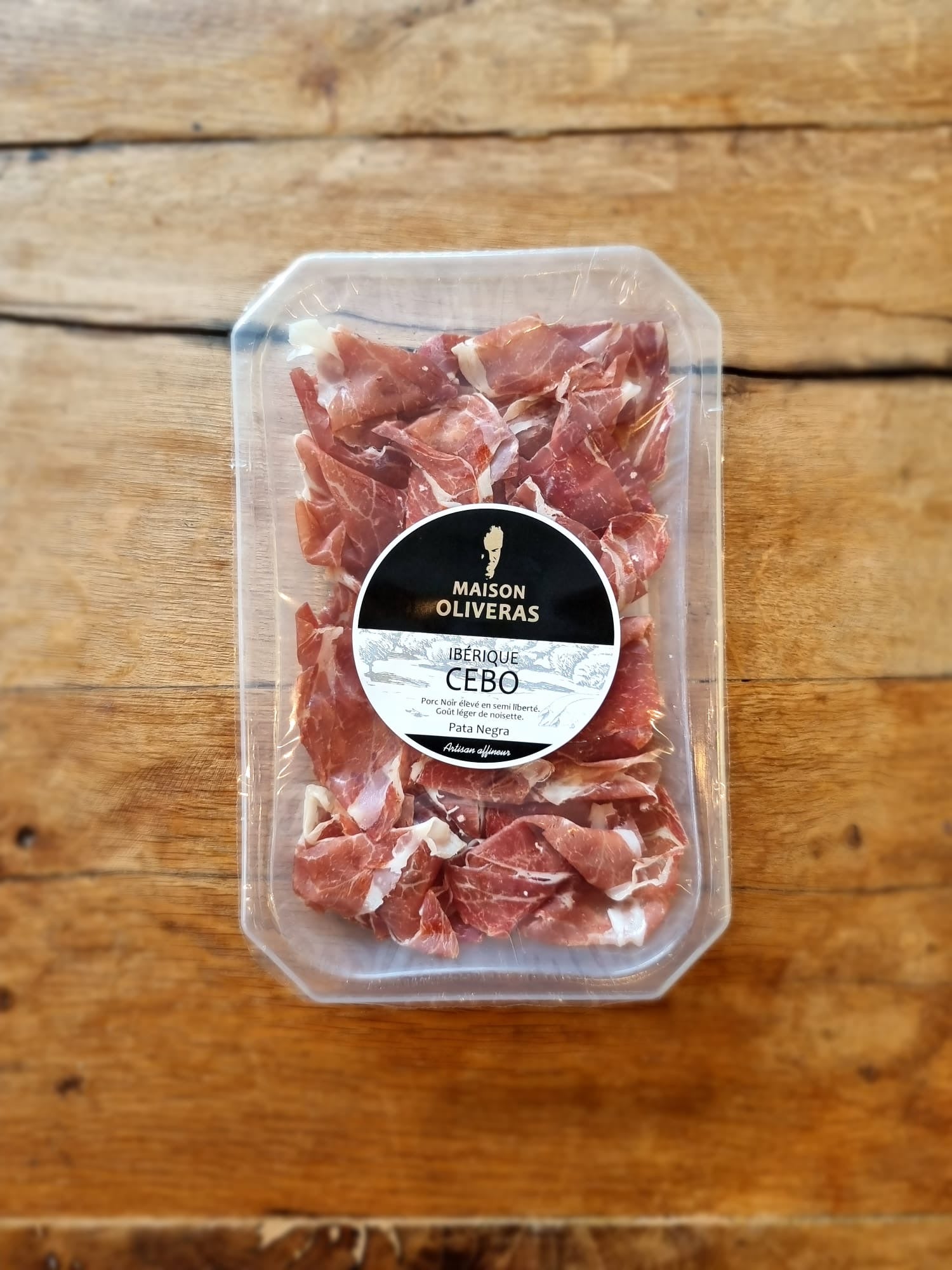 Chiffonnade de jambon Ibérique Cebo, 36 mois d'affinage