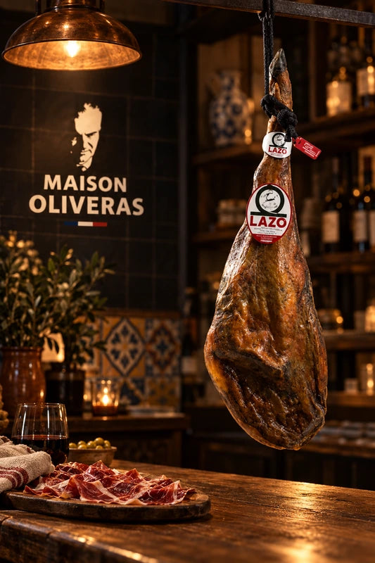 Jambon Ibérique Bellota 50% Lazo entier avec os – 8 kg
