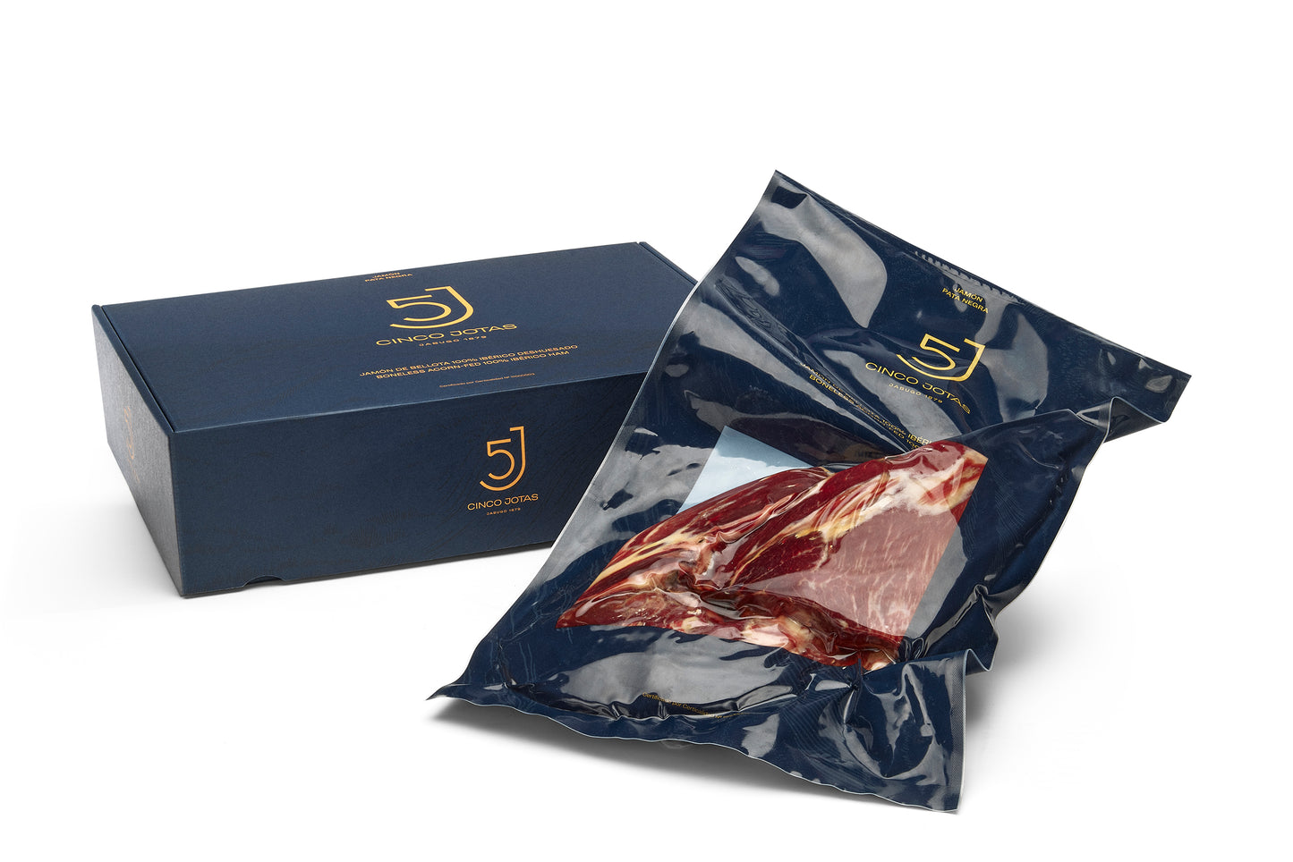 Jambon 100% Ibérique Bellota, Cinco Jotas 5J - format entier de 3,7kg
