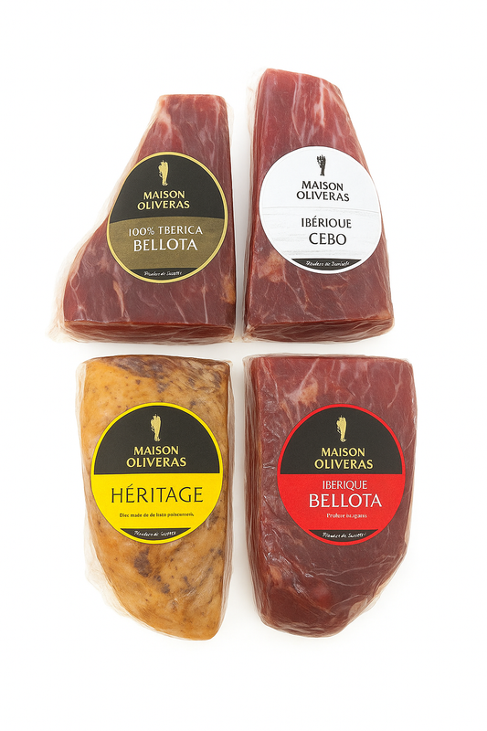 Pack 4 quarts de jambons