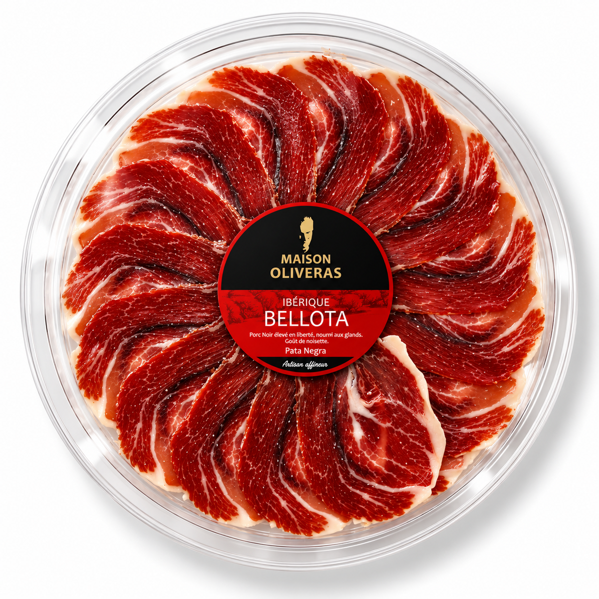 Prêt-à-servir : Jambon Ibérique Bellota 50%