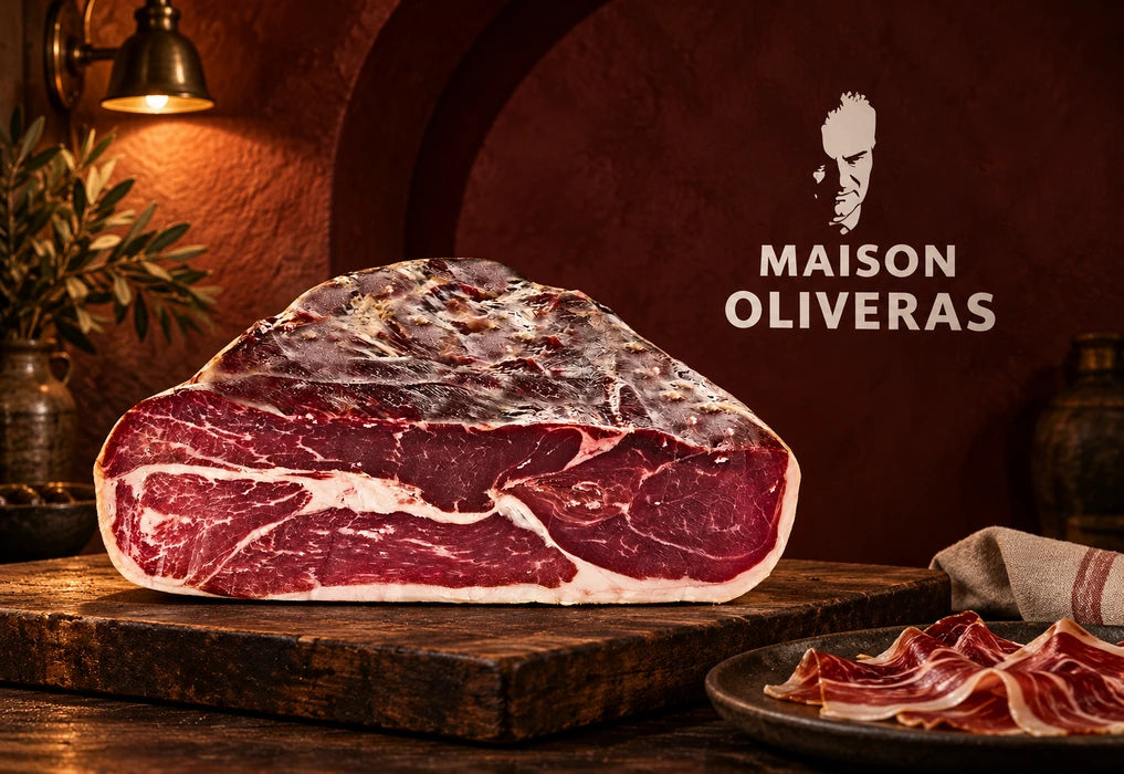 Demi jambon ibérique Bellota, 42 mois d'affinage