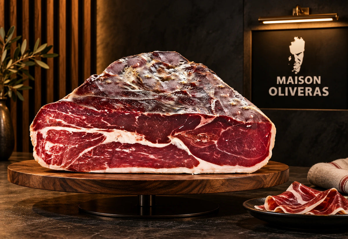 Demi Jambon Pata Negra Bellota 100% désossé – 3 kg – Affiné 48 mois