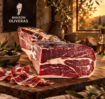 Jambon Ibérique Bellota – Quart désossé 700 g – Affiné 42 mois