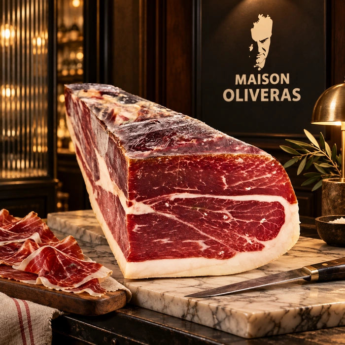 Quart Jambon Ibérique Cebo, 36 mois d'affinage, Morceau de 700g